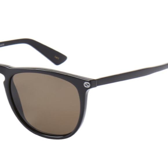GUCCI GG logo round frame sunglasses